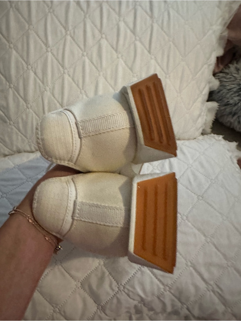 Allbirds Risers Cream Sneaker Womens Tennis Shoes - Picture 9 of 10